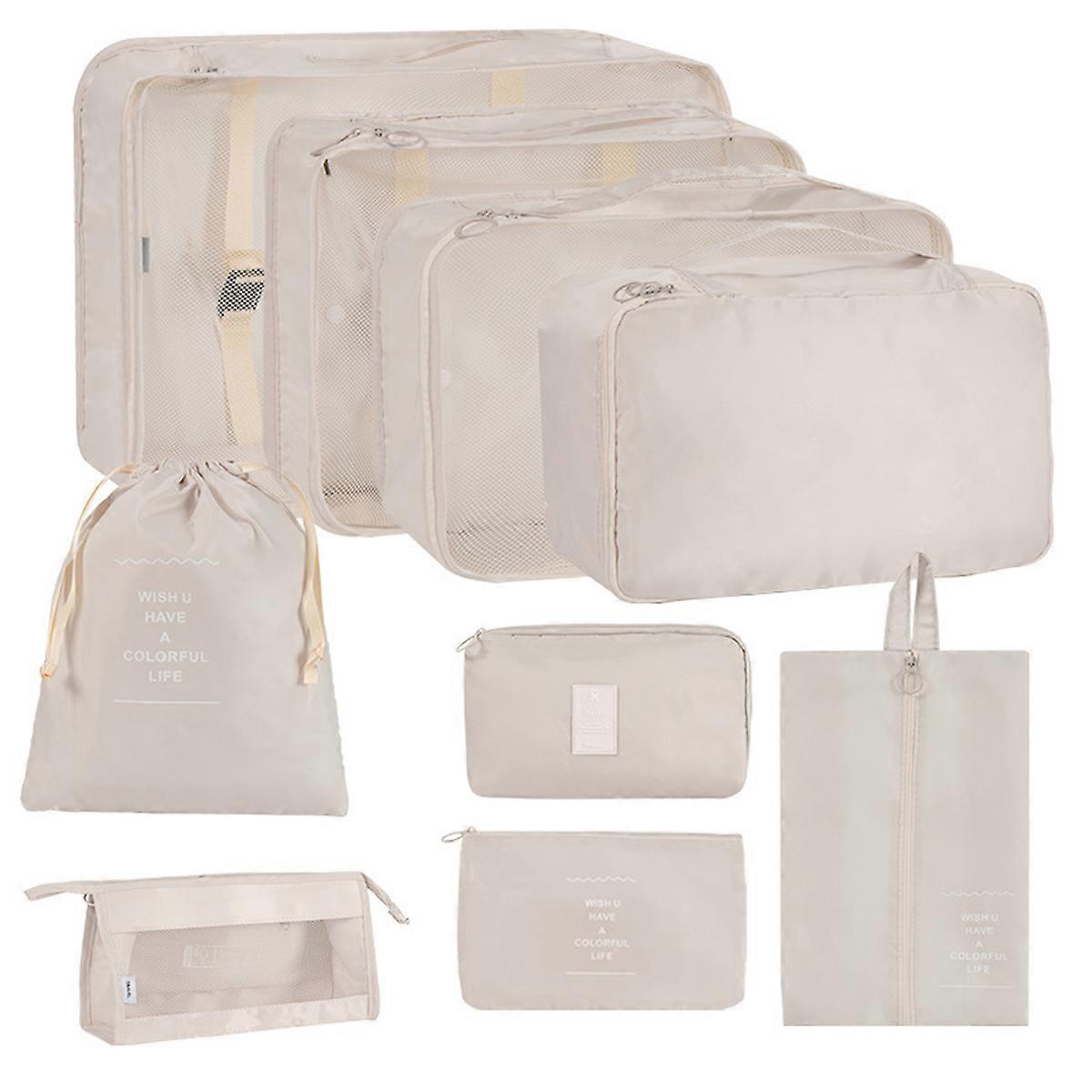 Pakkekuber for reiser, 9 sett bagasjearrangører