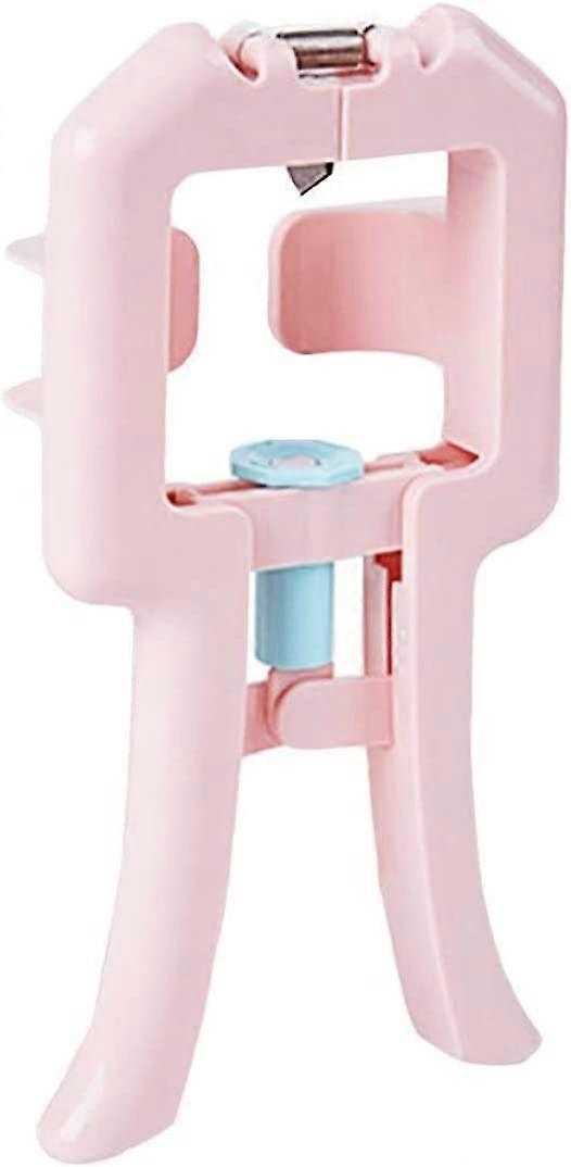 Pink Eggshell Egg Breaker Household Practical Gadget Adjustable Shell Cutter Cracking Tools Separator Steel