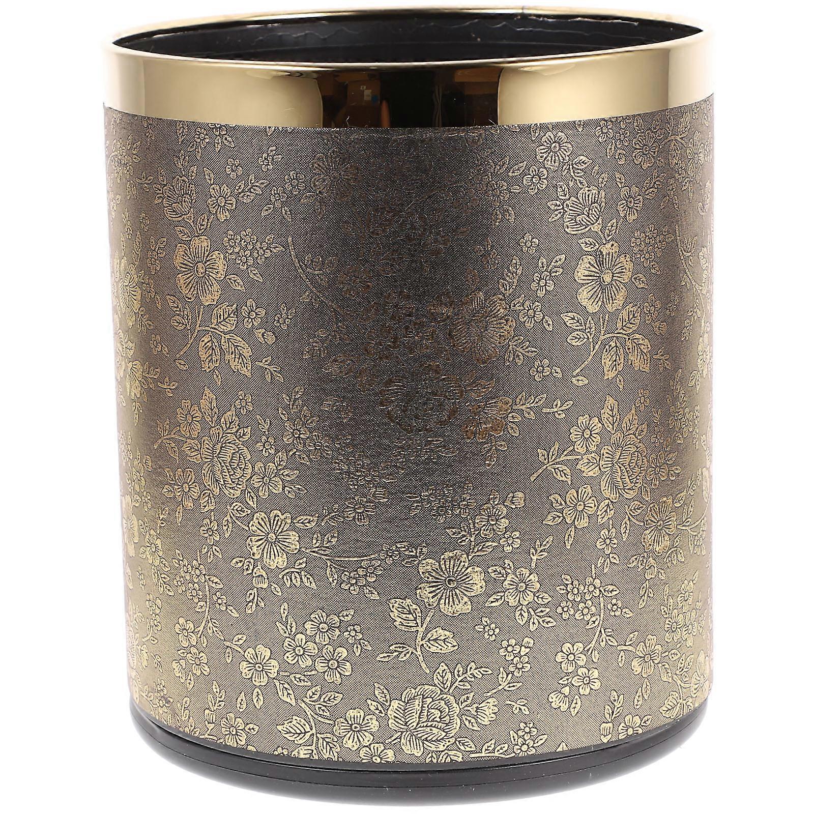 Outdoor Garbage Can Lid Trash Bin Containers Plastic Trash Container Rustic Garbage Bin Kitchen Trash Can Bedroom Trash Can
