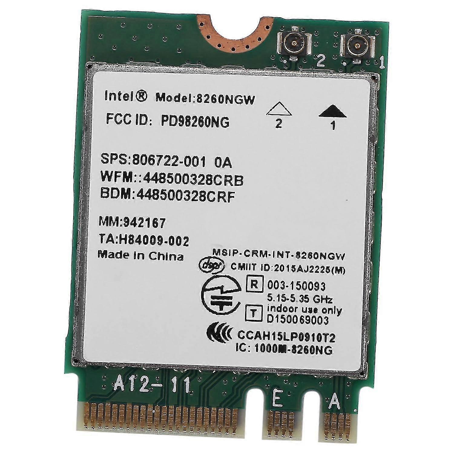 New Dual Band Compatible Intel Wireless-ac 8260 8260ngw Ngff 2x2 Wifi 802.11ac 867mbps Wi-fi + Bluetooth 4_Sep