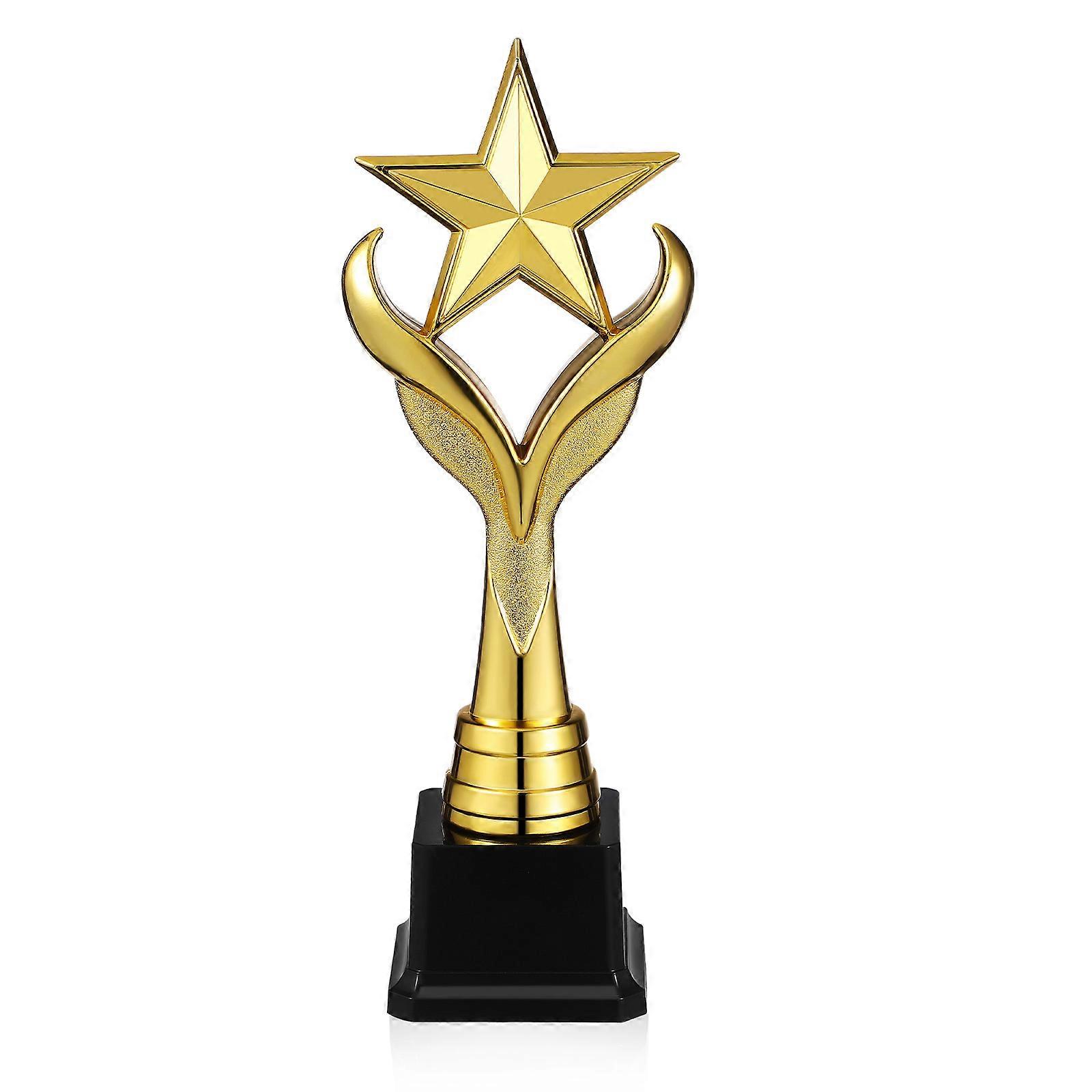 Award Trophy Star Shape Trophy Decorative Competition Trophy Party Celebration Trophy