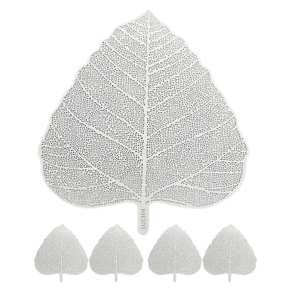 5pcs Tea Filter Leaf-shaped Tea Infuser Kongfu Tea Filter Teaware Accessories