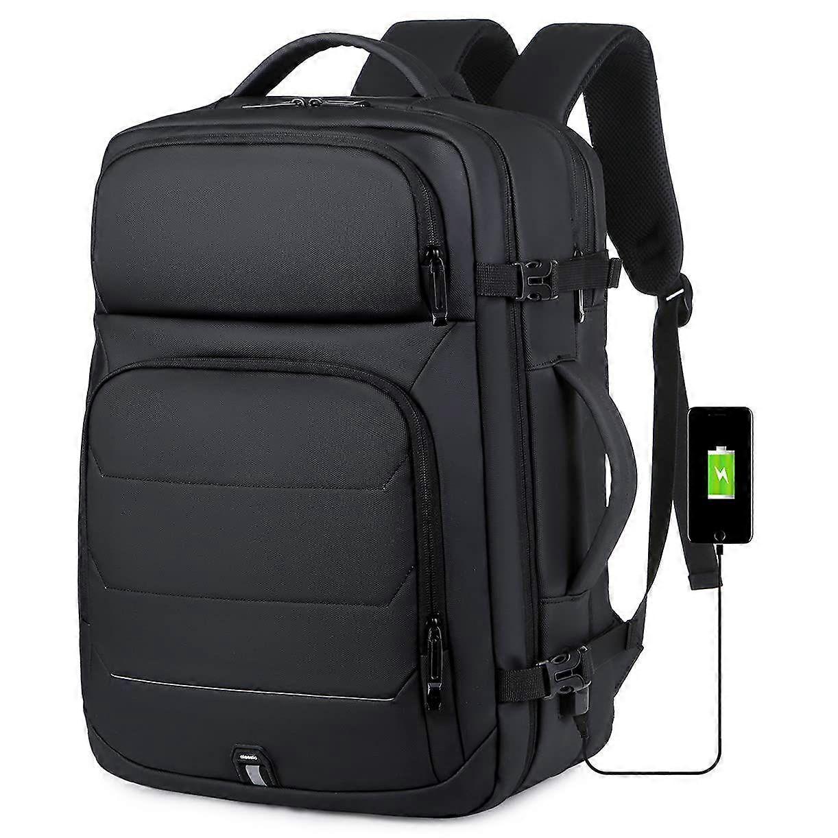 BAGZY Cabinebagage 45x36x20 EasyJet 32L Uitbreidbare Rugzak - Met Schoenencompartiment