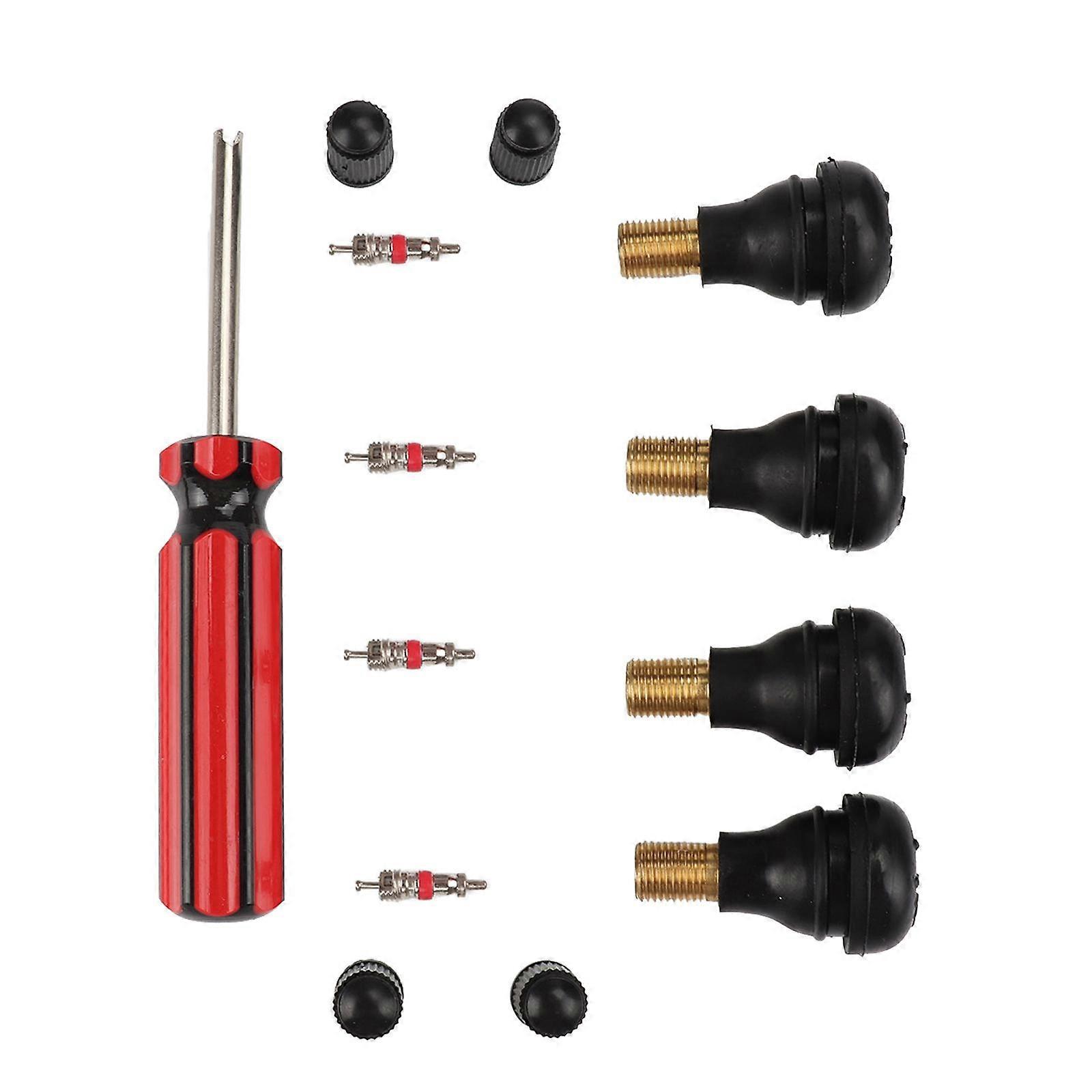 4Pcs Generic TR412 Snap in Tire Valve Stem Kit Removal and Installation Set