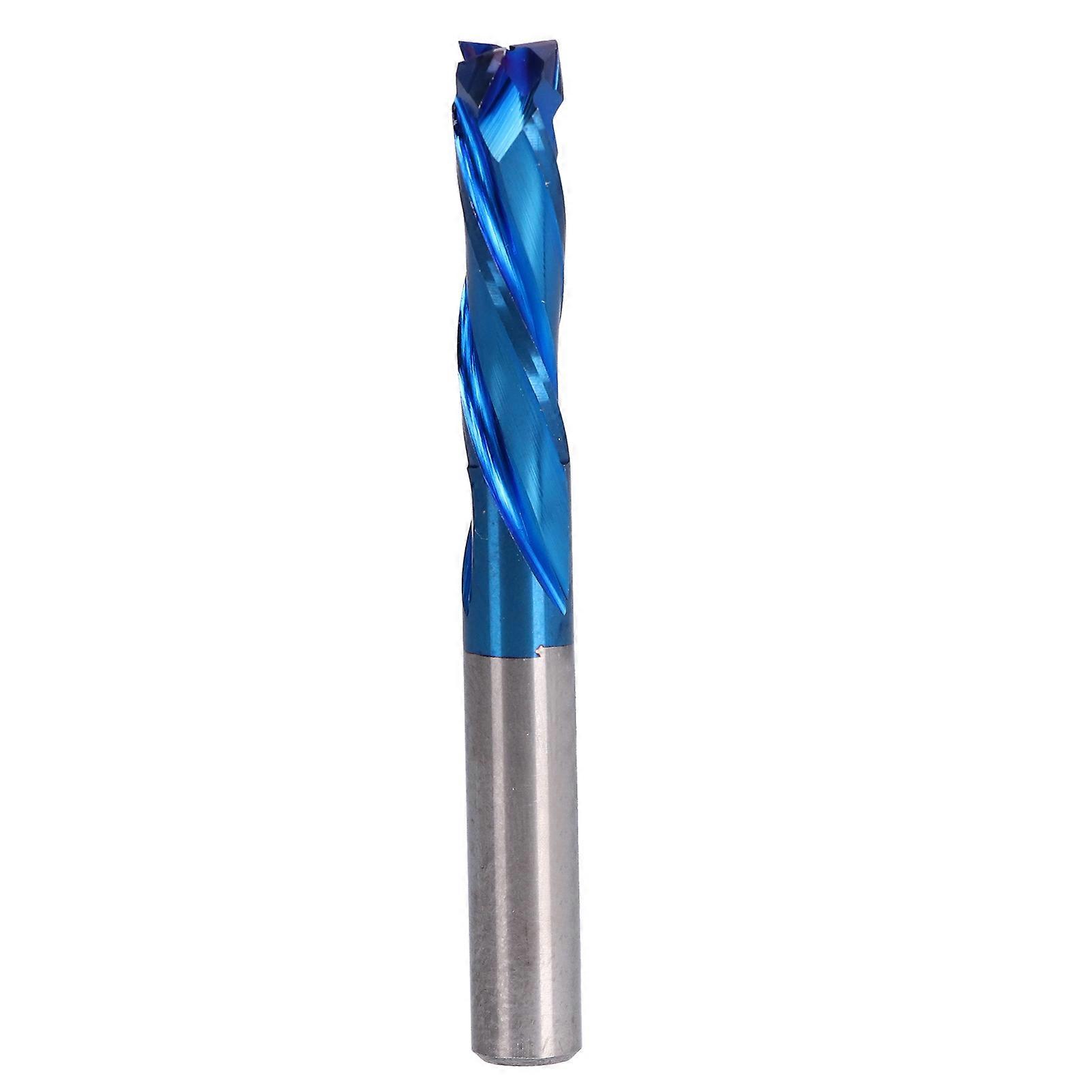 Fräser CNC Spiral Router Bit 3 Flöte Wolfram Stahl Carving Gravur Schneiden Tool4x4x32x65