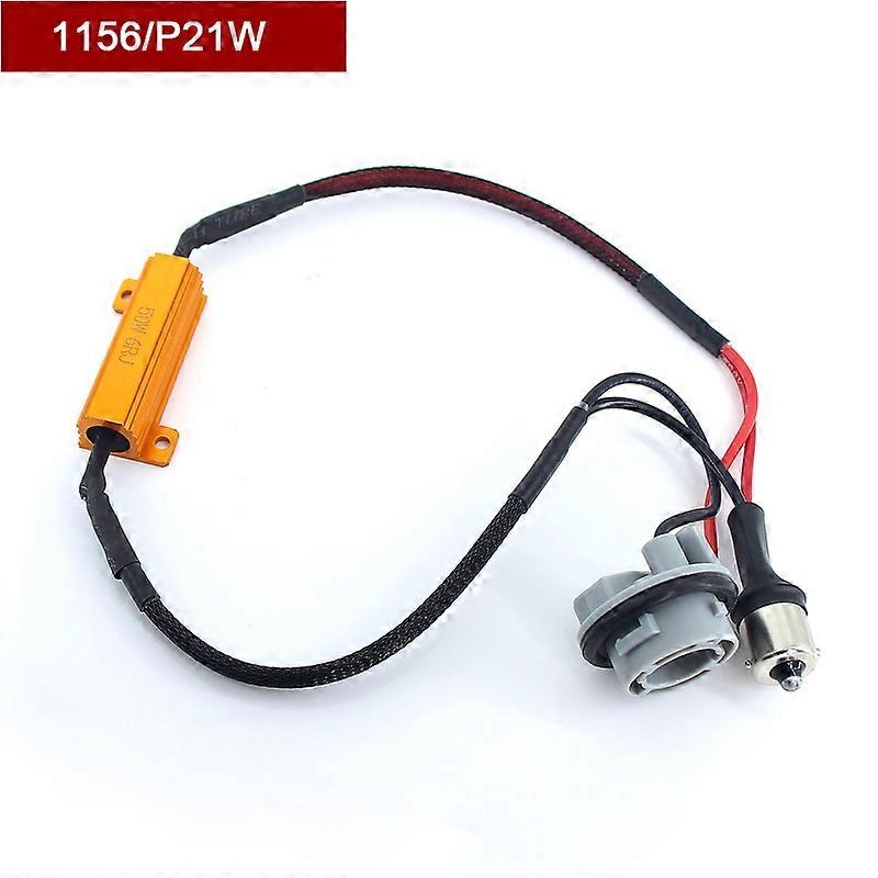 50W Car Resistor Canbus BA15S 1156 1157 PY21W 7443 7440 LED Light Error Free Load Resistor Warning Canceller Decoder Accessorie