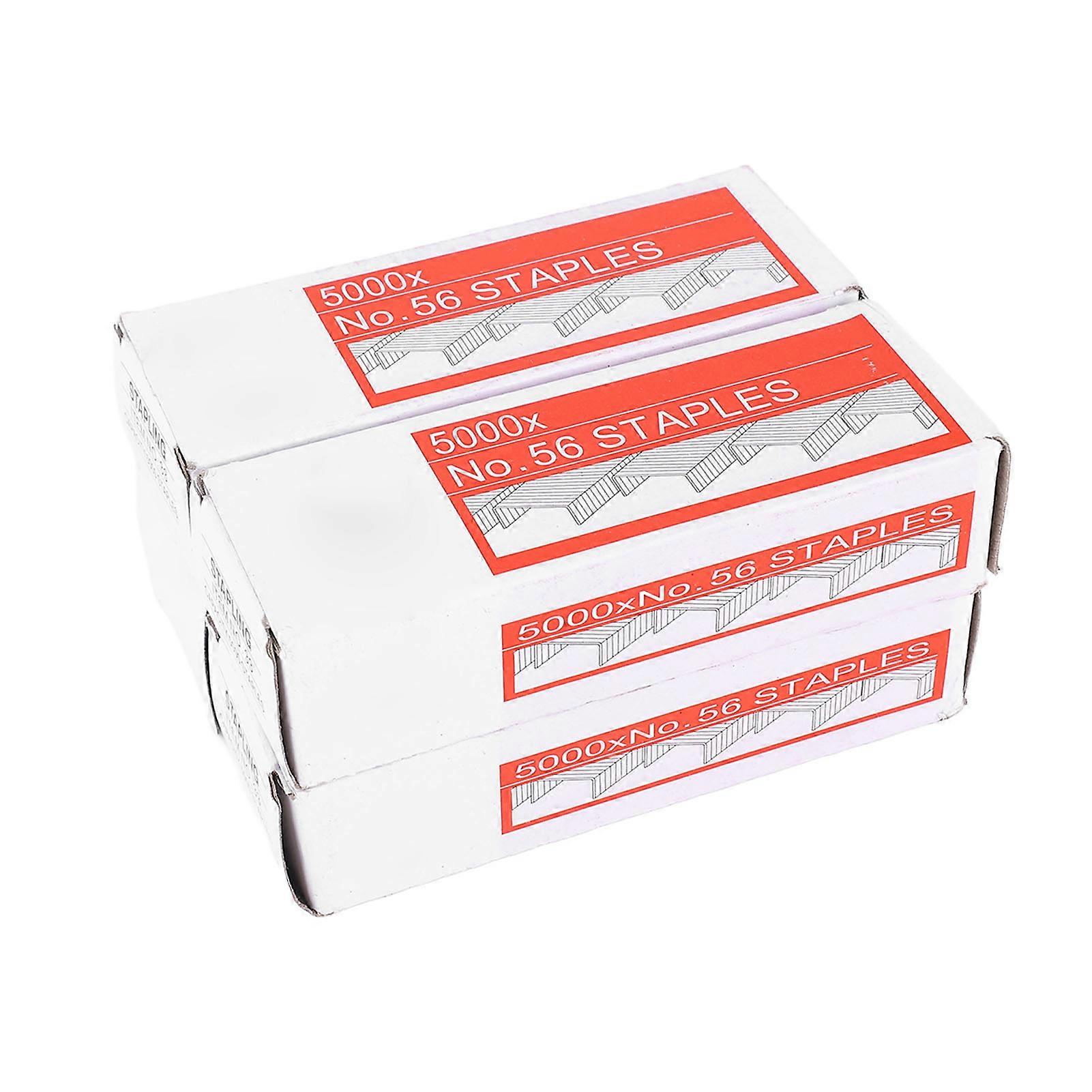 4 Boxes 26/6 Staple 5000Pcs Per Box Jam Free Stapling Smoothing Chisel Point Office Staple for Desktop Staplers