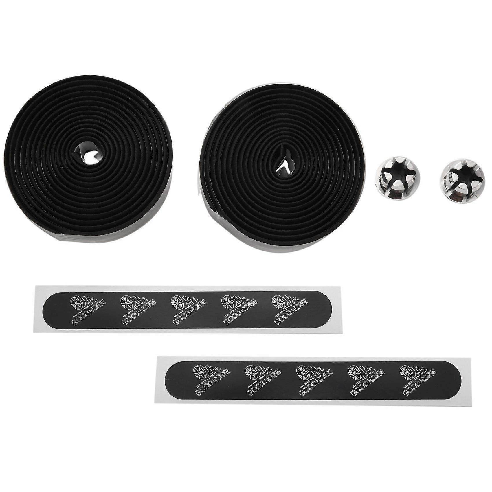 Road Bikes Bicycle Handlebar Tape Black Mesh Design Non- waterproof Bartape Soft EVA Sponge Leathe