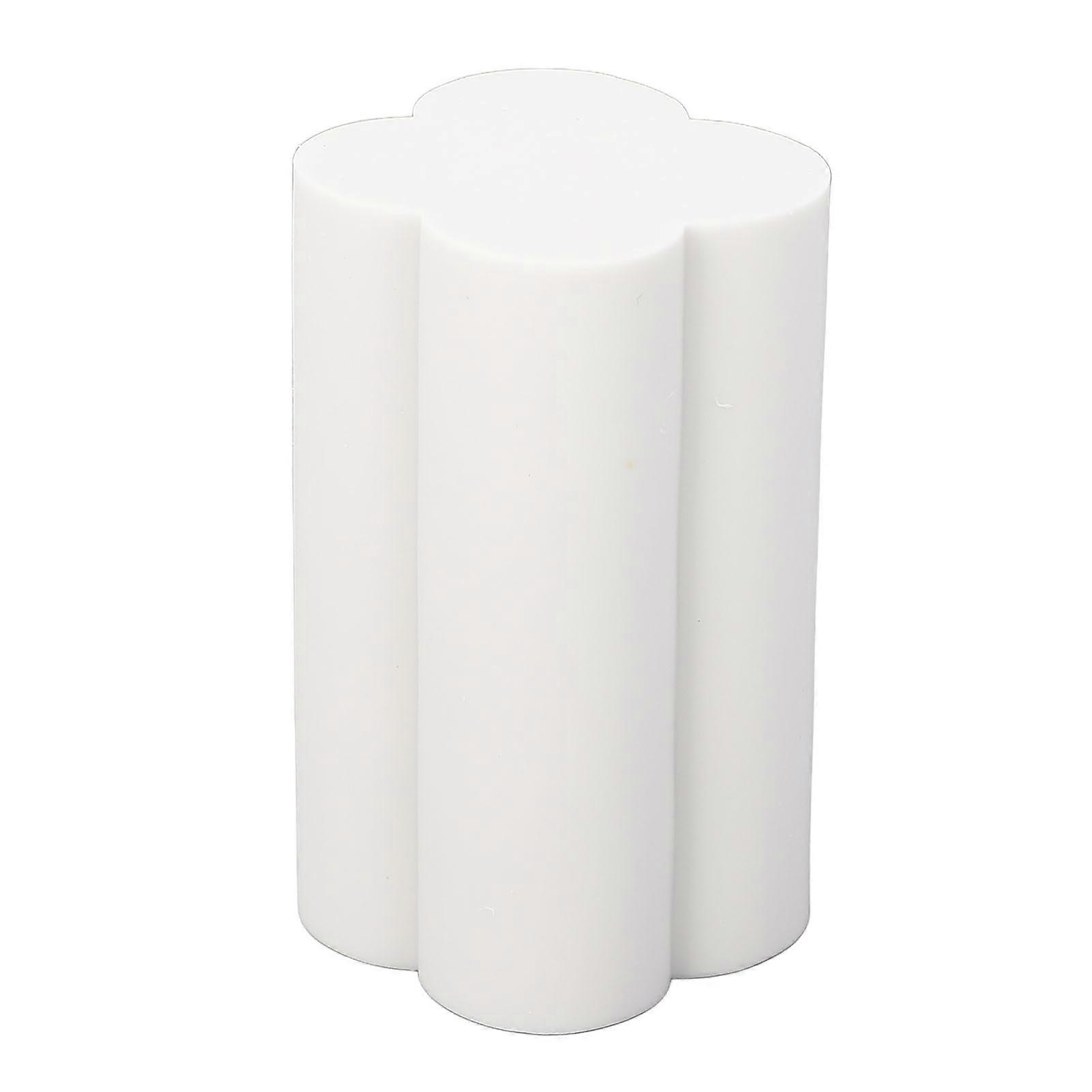 White Rubber Carving Block Odorless Fine Texture Stamp Carving Block for Printmaking Craft Project Plum blossom Shaped