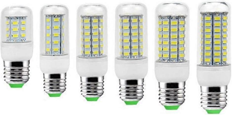 Jiurui הוביל נורות הוביל נורות תירס smd5730 E27 24sets 48 סטים 56 סטים 69 סטים 69 סטים 72 סטים Luguelier Light 7w 12w 15w 20w 25w מנורת led לאור ביתי