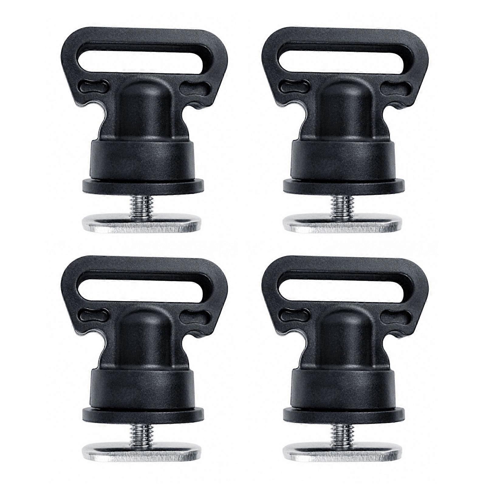 4pcs Kayak Track Mount Vertical Tie Down for Securing Cooler Fishing Crate and Other Kayak Accessories