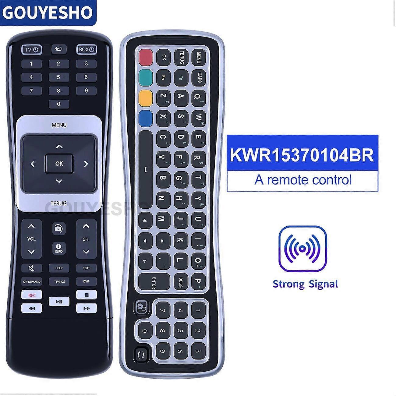 New KWR153701/04BR TV Remote Control for Ziggo Good AI764