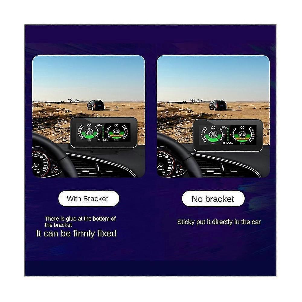 M50 Off Road Gps Smart Inclinometer Car Digital Display Tilt Pitch Angle Inclinometro Auto Hud Inte