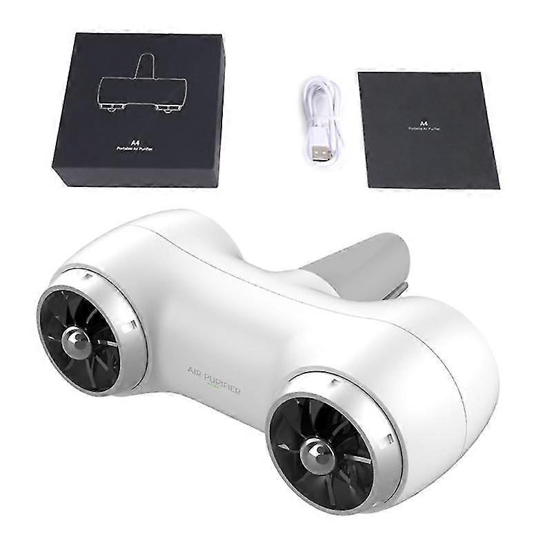 Air Purifier Car Mounted Remove Smell Rechargeable Ion Ionizer Negative Filter