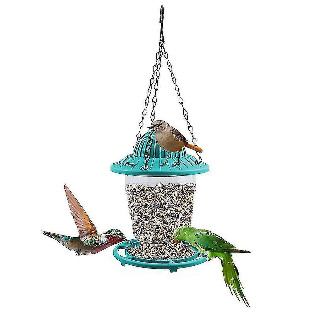 Yaju Hanging Wild Bird Feeder, Collapsible Bird Feeder, Small Bird Feeder(1 Piece, Green)