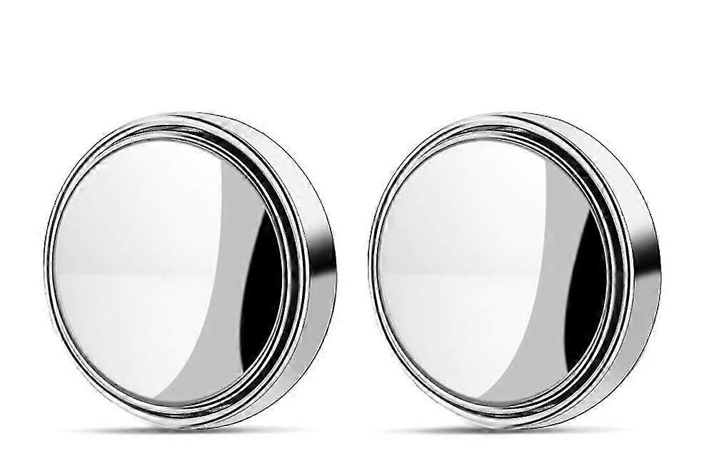 Wide Angle Rearview Mirror,2 Pack Hd Car Rear View Mirrors 360 Round Auto Rear View Mirrors,wide Ang