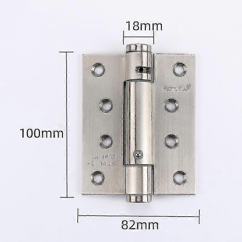 Spring Hinge Invisible Door Self-closing Buffer Damping Hinge Automatic Door Closer Hidden Door Steel Wire Drawing