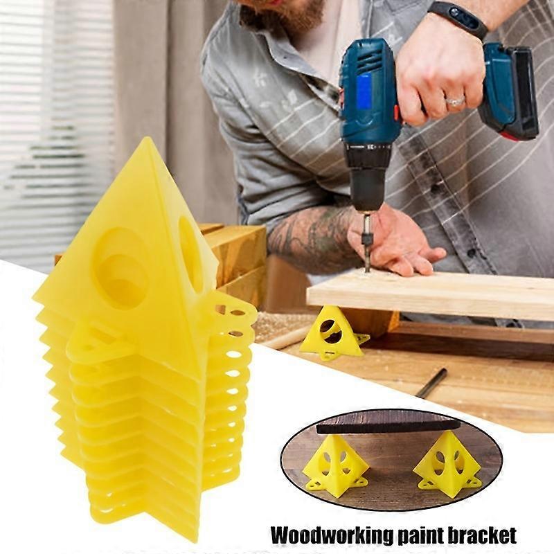 10Pcs Lifting Painting Triangle Paint Pad Plastic Woodworking Bracket