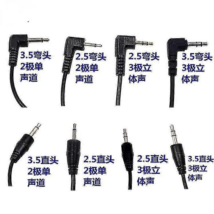 2.5 Straight, 2 Pole Mono-car Navigation External Microphone Gps Positioning Intercom Navigation Car Paste Link Microphone