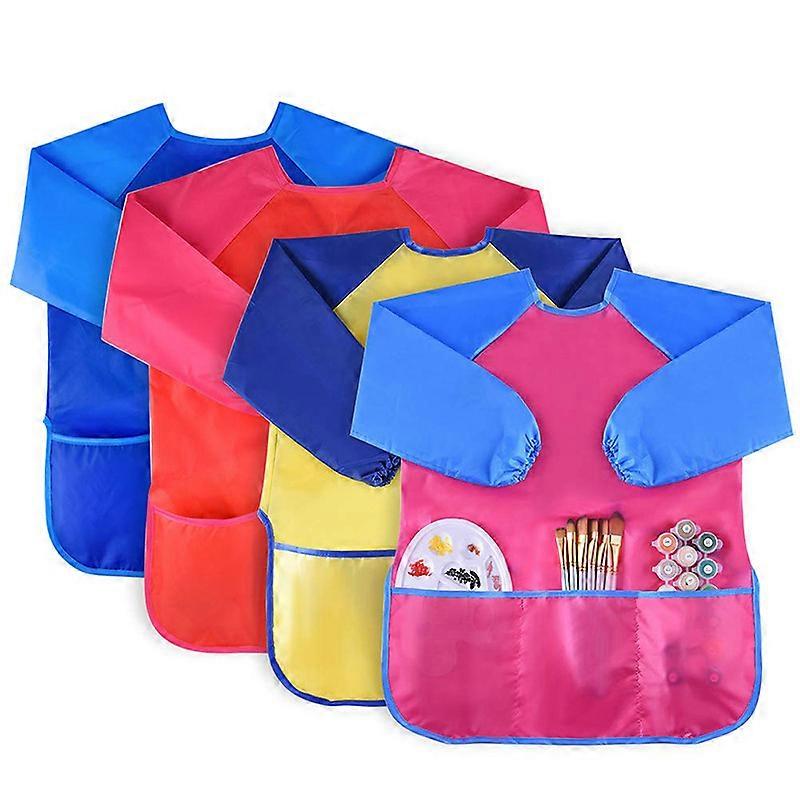4pcs Children Painting Apron