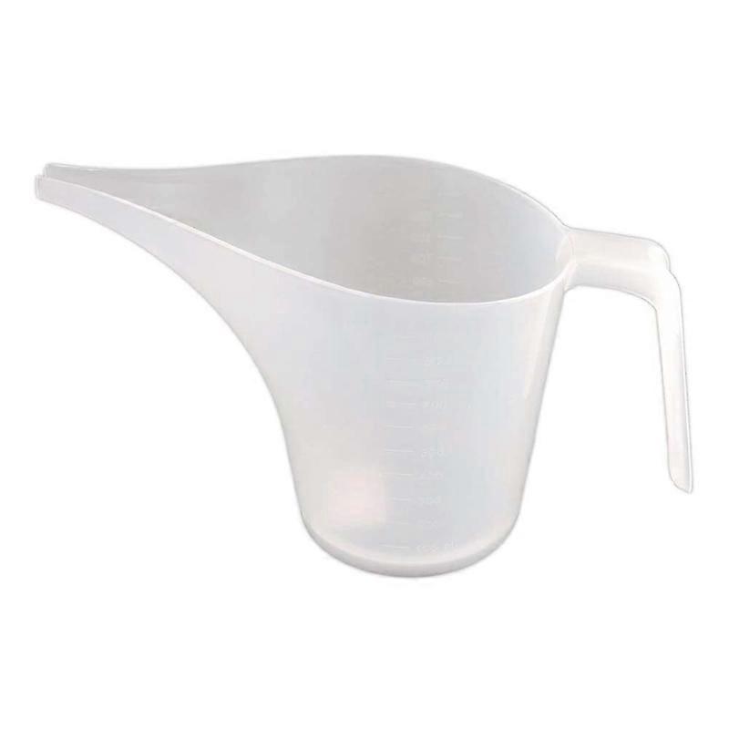 1000ml Plastic Cooking Baking Cake Sharp Spout Funnel Measuring Cup with Scale