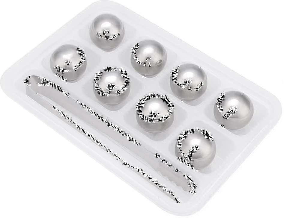 Set De 8 Piedras De Whisky De Acero Inoxidable