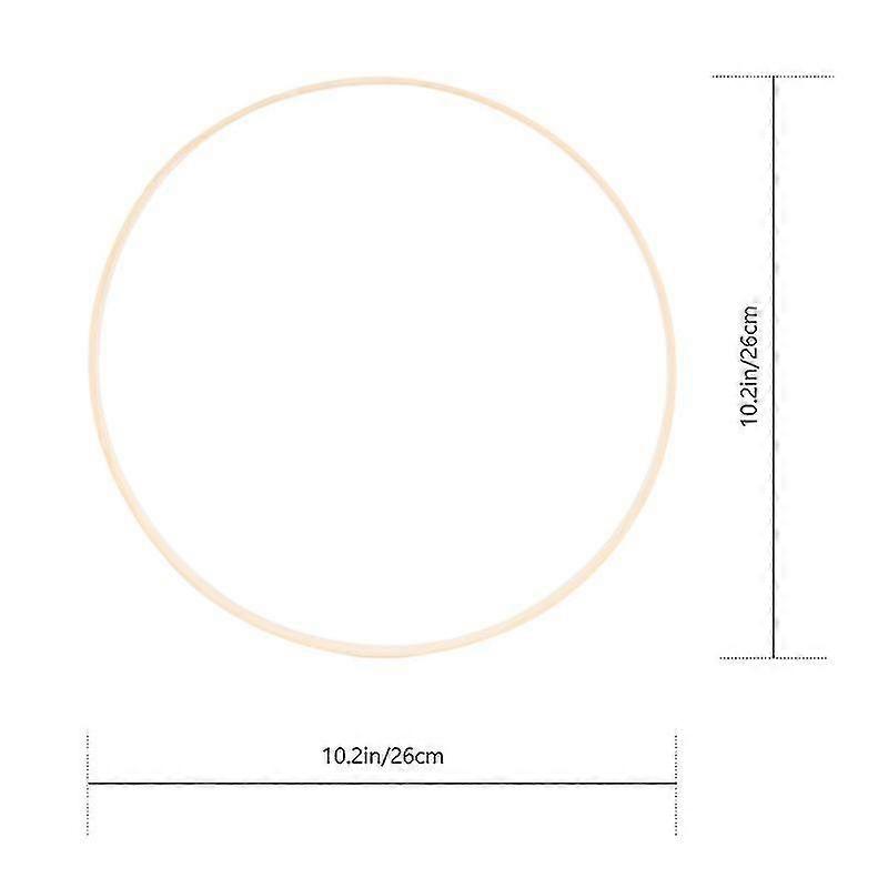 6pcs Bamboo Wreath Frame Diy Handiwork Frame Diy Bamboo Frame Decor