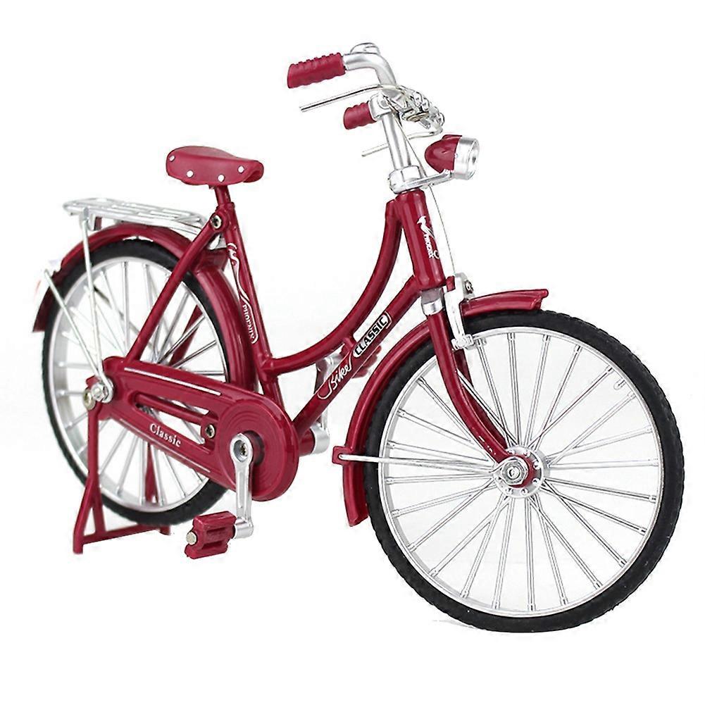 Mini 1:10 Alloy Model Bicycle Metal Finger Mountain Bike Retro Bike Adult Collectible Children Toy