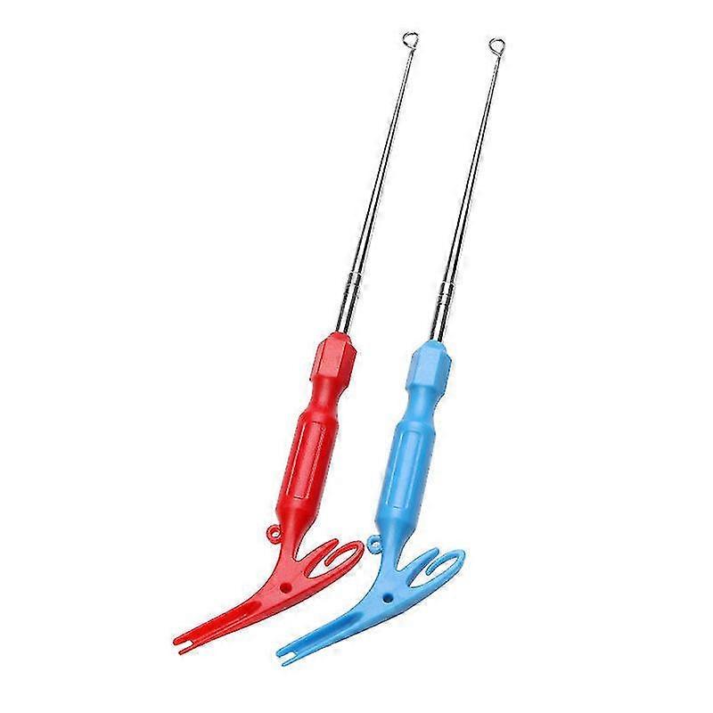 Pen Vorm Haak Remover Quick Knot Tying Tool 3 In 1 Vissen Multi Loop Knotrandom Color3pcs
