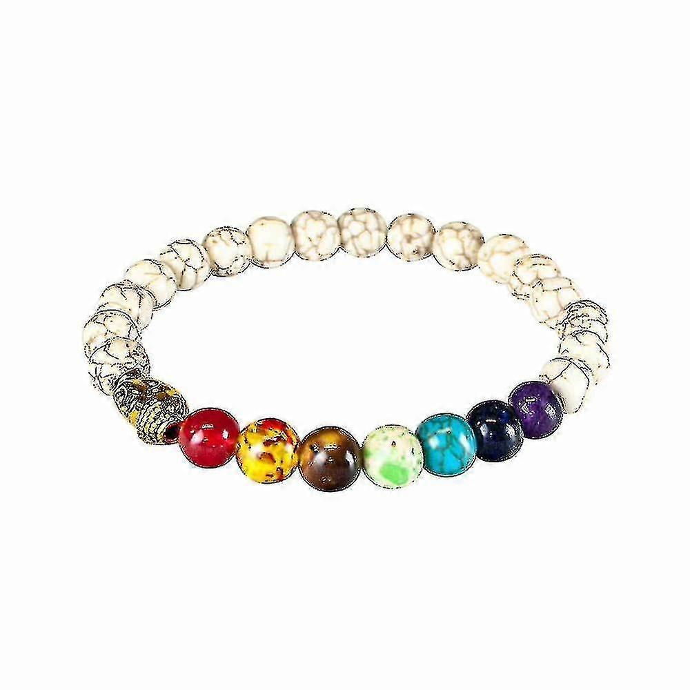 Bracelets Chakra Bracelet With Buddha Detail