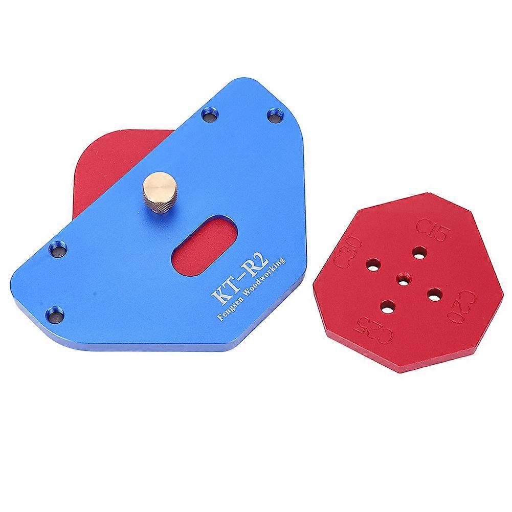 KE-R2 Arc Template Wood Panel Semicircular Router Table Radius Location Woodworking Tool