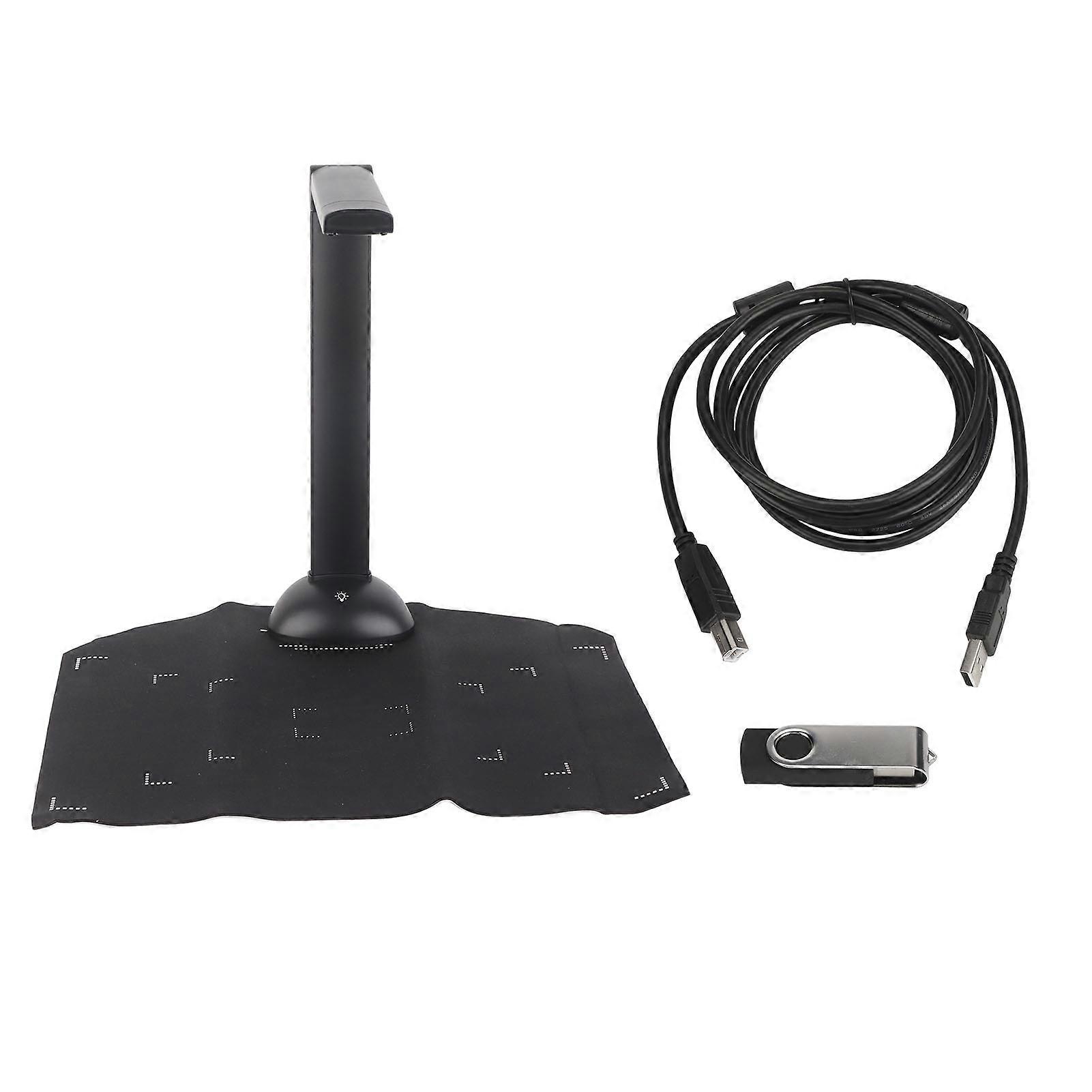 Scanner de livres, caméra 10 MP, multilingue, OCR, projection en temps réel, format A3/A4, pliable, portable, USB