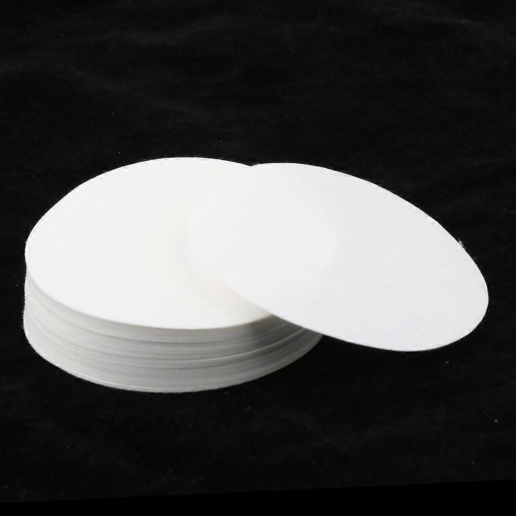 100 PCS Premium Ashless Quantitative Filter Paper Medium 30-50um 7cm 9cm - 7cm