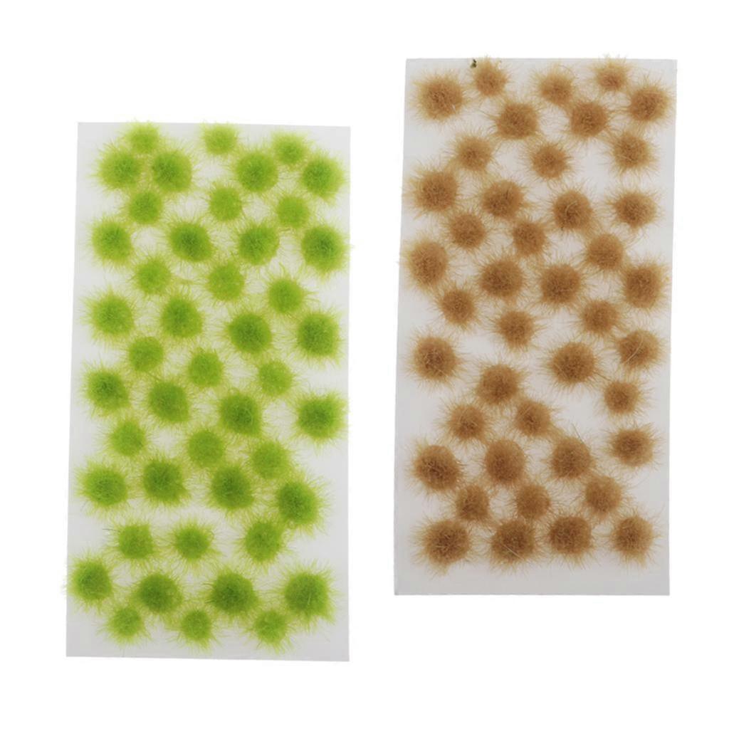 2pcs 1:48 Static Grass Tufts Model Terrain Tufts For Making  Scene