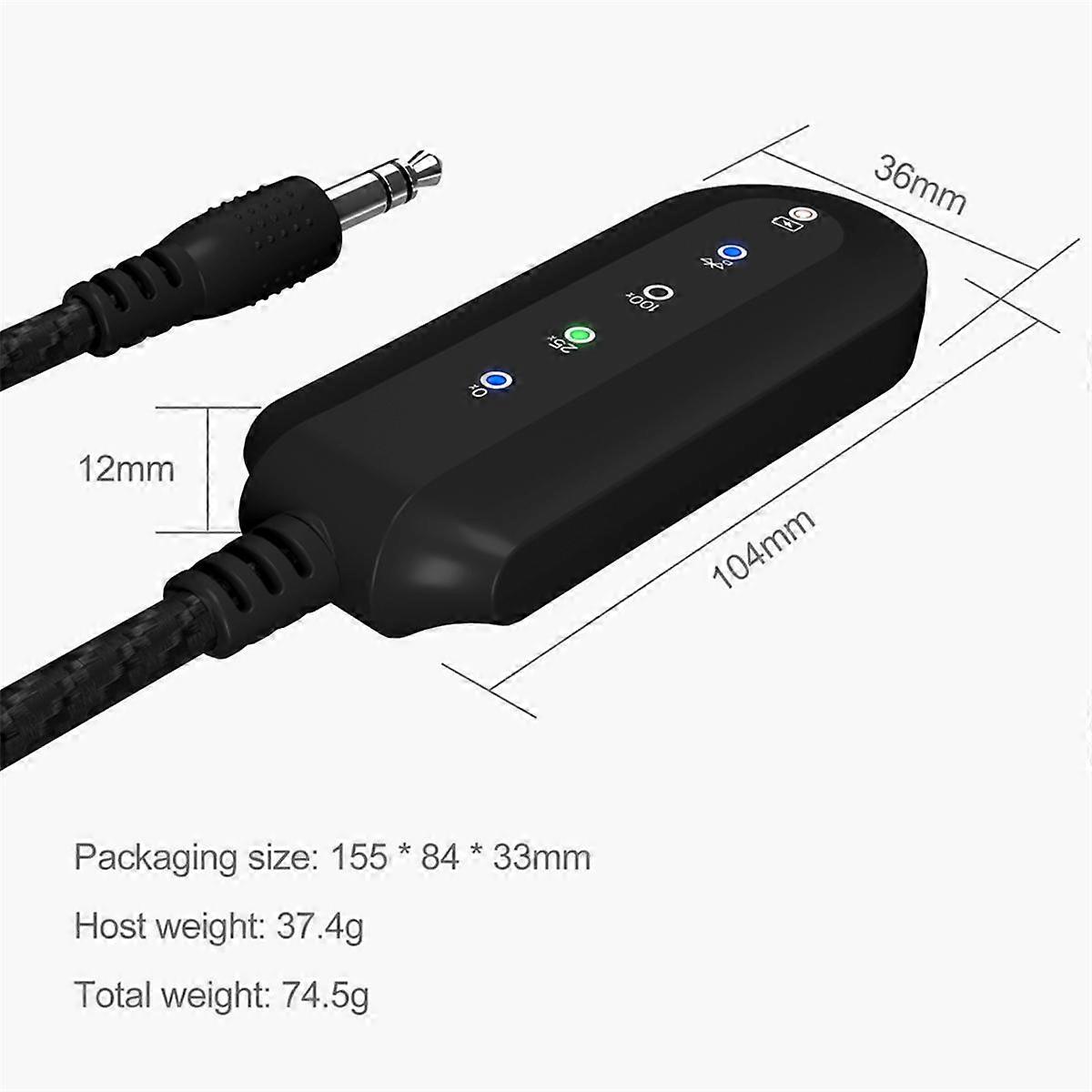 Wireless Audio Adapter with Vocal Eliminator Bluetooth Receiver Aux Adapter for Karaoke Singing Practice Live Singing
