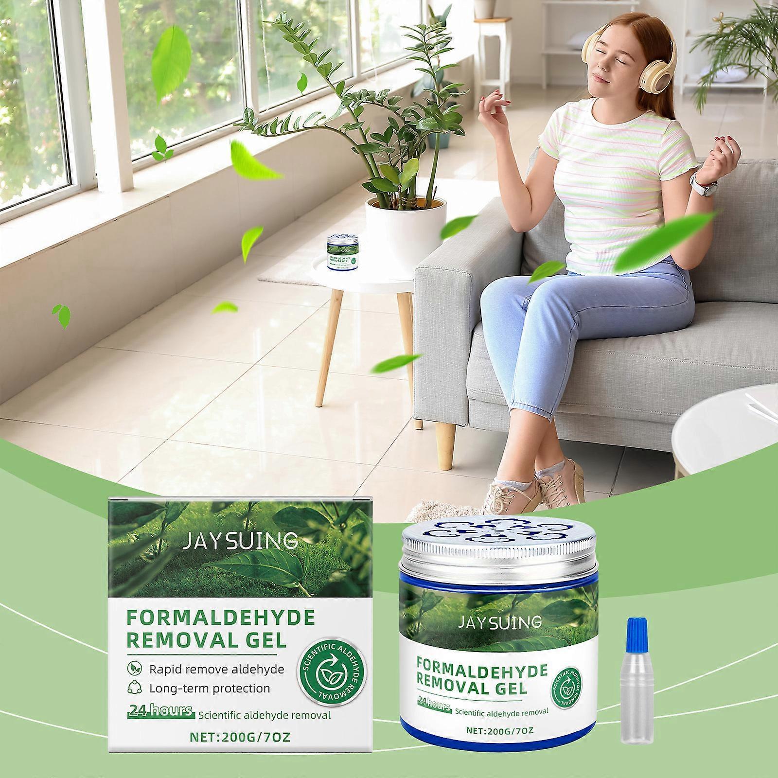 Formaldehyde Removal Magic Box, Formaldehyde Removal Gel, Air Freshener Odor Absorber Gel, Absorbs and Eliminates Odor, Purify The Air Removal Deodori