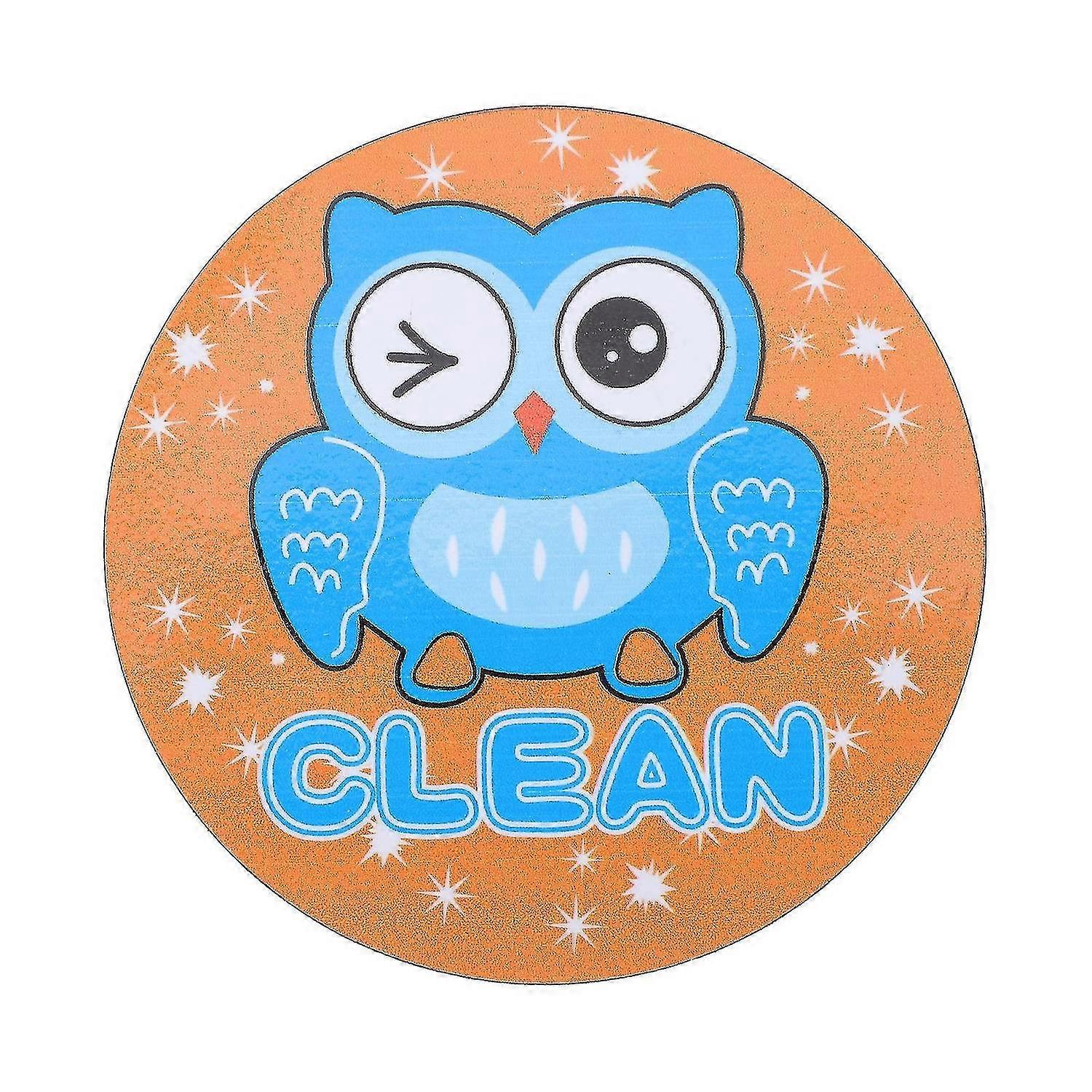 2 Pcs  Reversible Dishwasher Indicator Double-sided Washing Machine Clean Dirty Sign