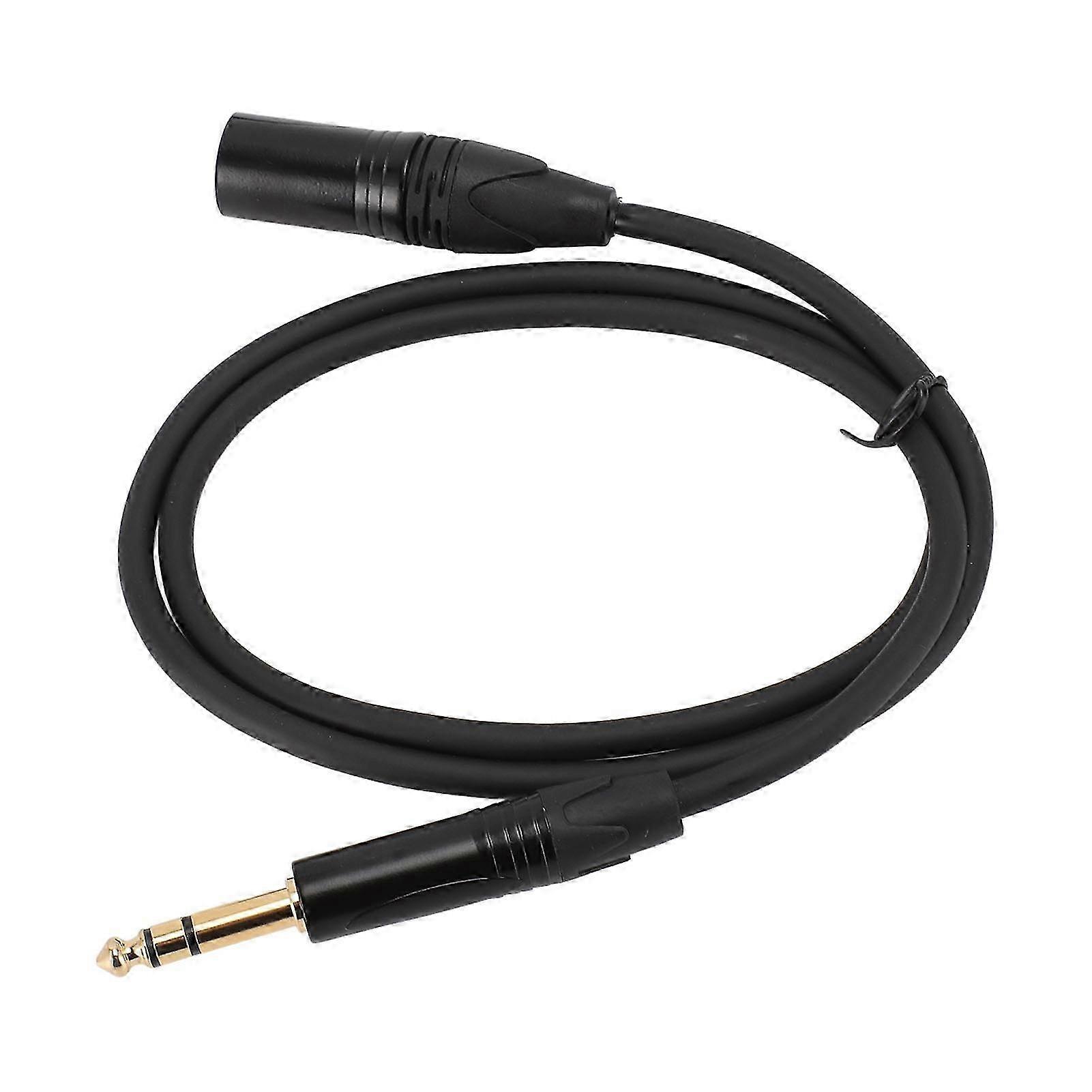 1/4 Inch to XLR Male Cable Professional Balanced Signal OFC Core 6.35mm to XLR Cable for Microphone Speaker Stage 3meters / 9.8ft