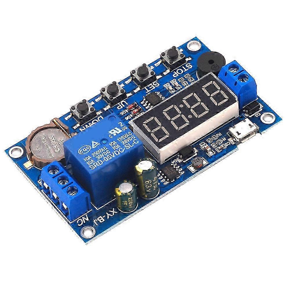 Real Time Delay Timer Relay Module synkronisert med klokketidskontroll
