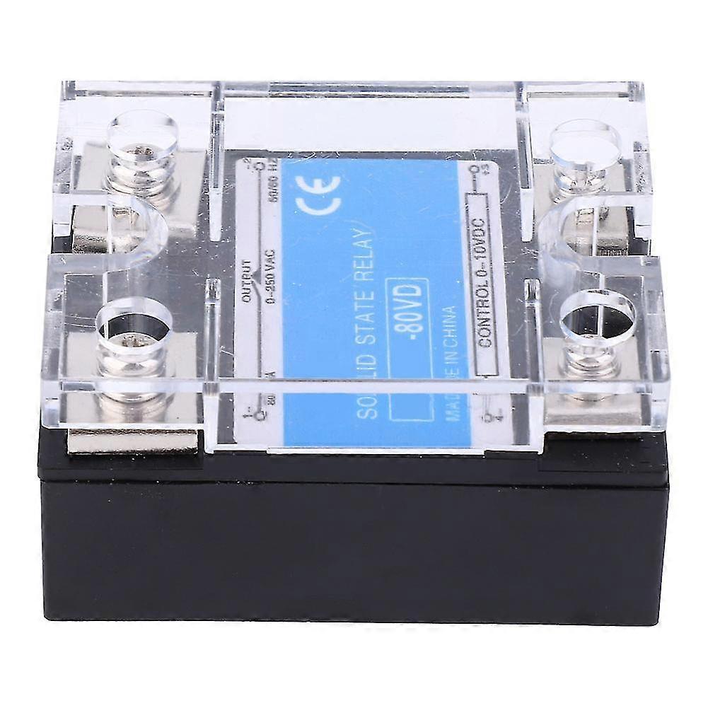BERM Solid State Relay Single Phase with High Performance Optocoupler Control 0-10VDC Load 0-250VAC(BERM-80VD )