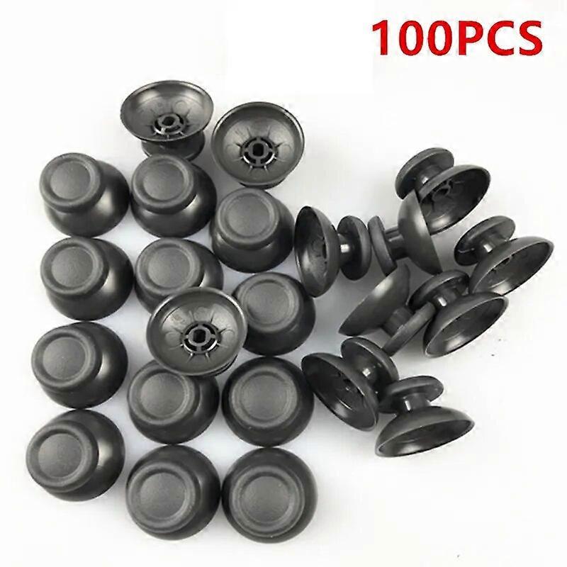 100/50pcs PS4 Gray Analog Cover 3D Thumb Sticks Joystick Thumbstick Mushroom Cap For Sony PlayStation 4 PS4 Controller Gamepad