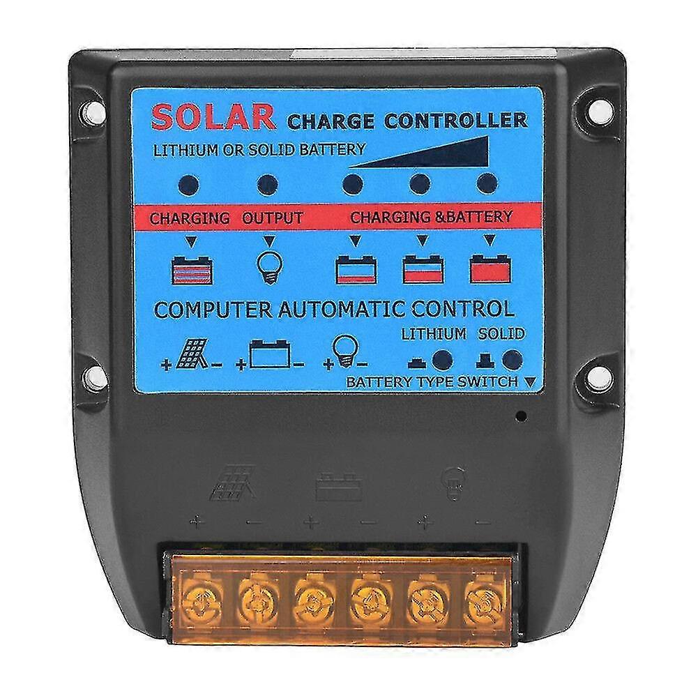 10/20/30/40/50a Pwm Solar Panel Regulator Charge Controller 12v / 24v Auto Focus Tracking