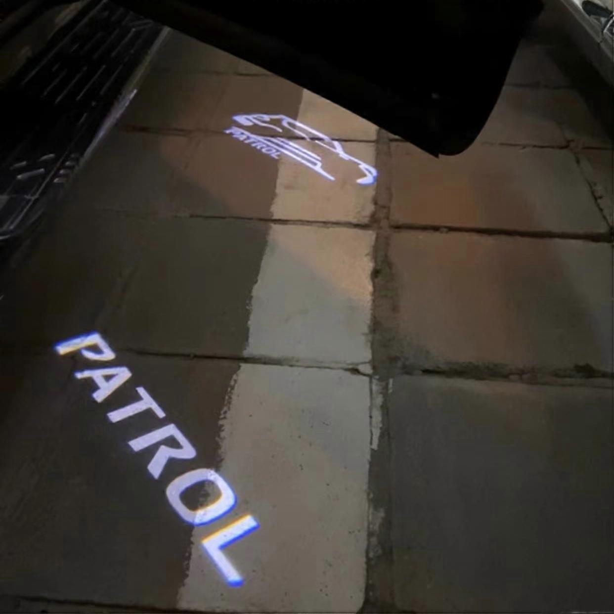 مصباح ضوء الباب LED الظل لنيسان باترول Y62 2013-2021 ملحقات