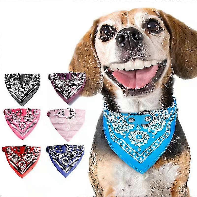 Dog Gulere Pet Cat Gulere eșarfă Neckerchief Câini Accesorii Puppy Pet Slobber prosop reglabil imprimare eșarfă Pet Consumabile