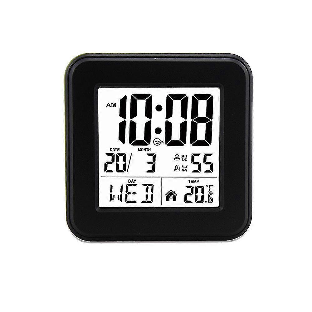 Creative Lazy Snooze Alarm Clock-digital Gift Wave Clock