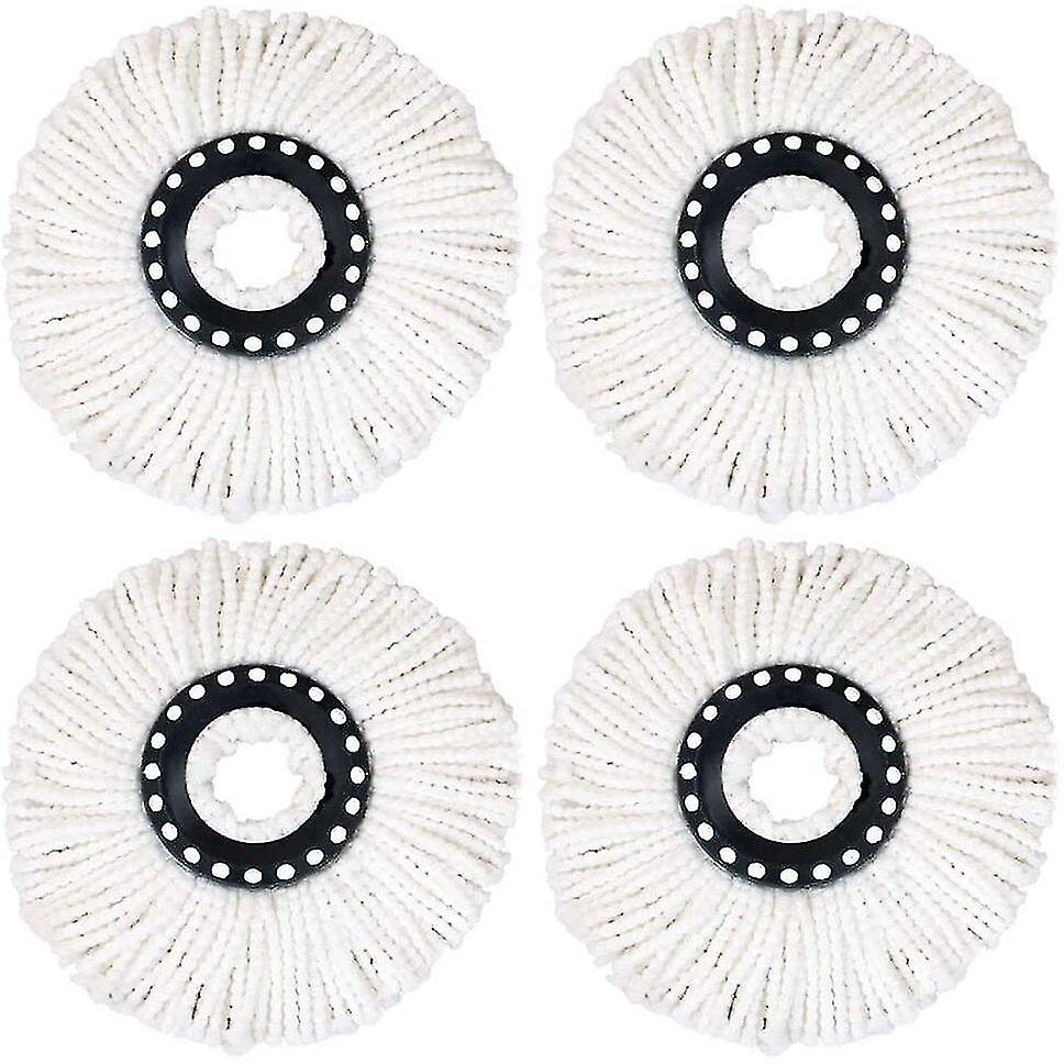 Mopper 2 x moppehoved 2/4 stk moppehoved til 360 ° spin moppespand