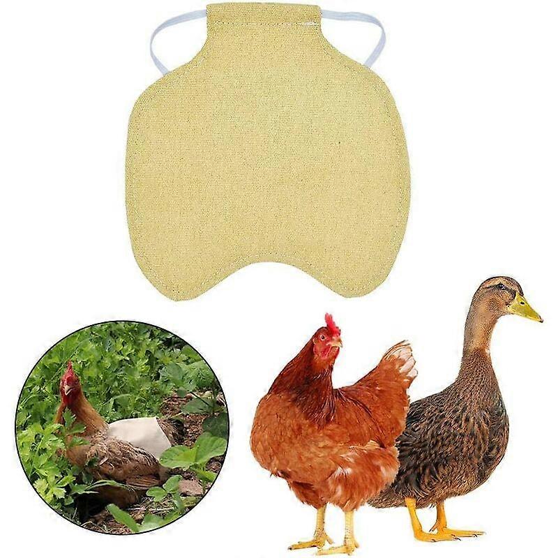Webbing Single Chicken Apron/Saddle Vest Duck Wing Protection Standard Chicken Apron Chicken 5 Pieces - Khaki