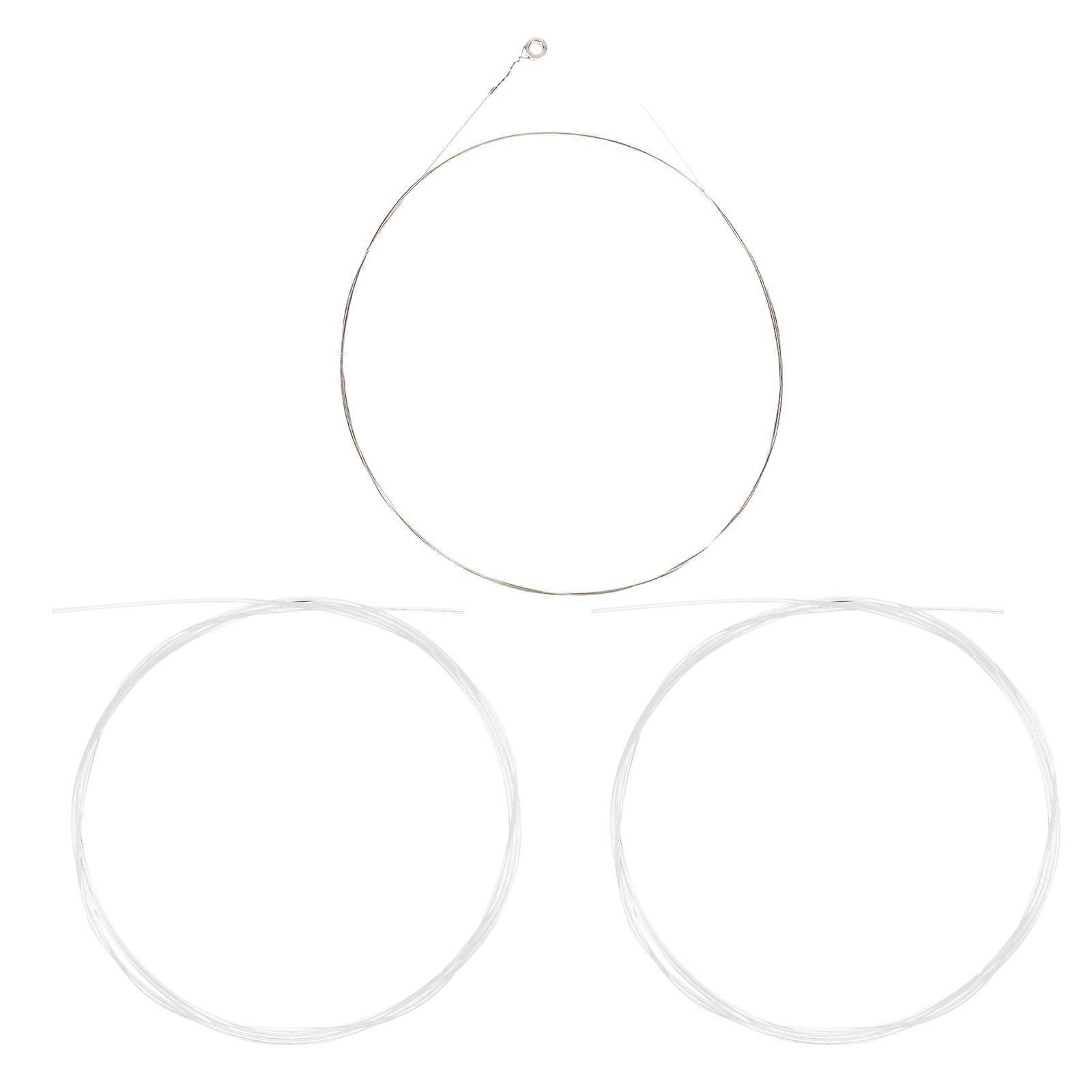 3 Pcs Folk Nylon Guitar Strings Acoustic Guitar Strings Ukulele Strings Balalaika String Replacements