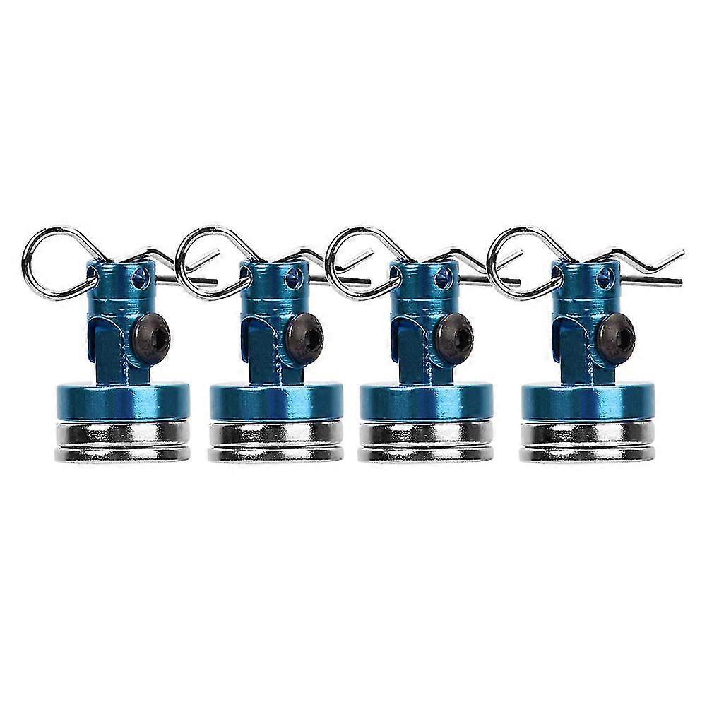 Set of 4 Blue Magnetic Invisible Stealth Shell Columns for SCX10 4WD HSP 110 RC Car