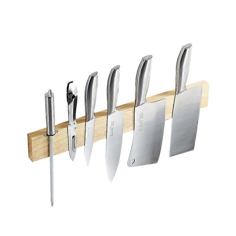 Magnetischer Messerhalter aus Holz